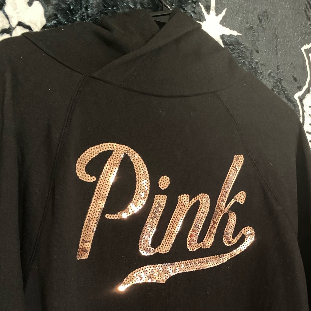 PINK Victoria's Secret Black Hoodie